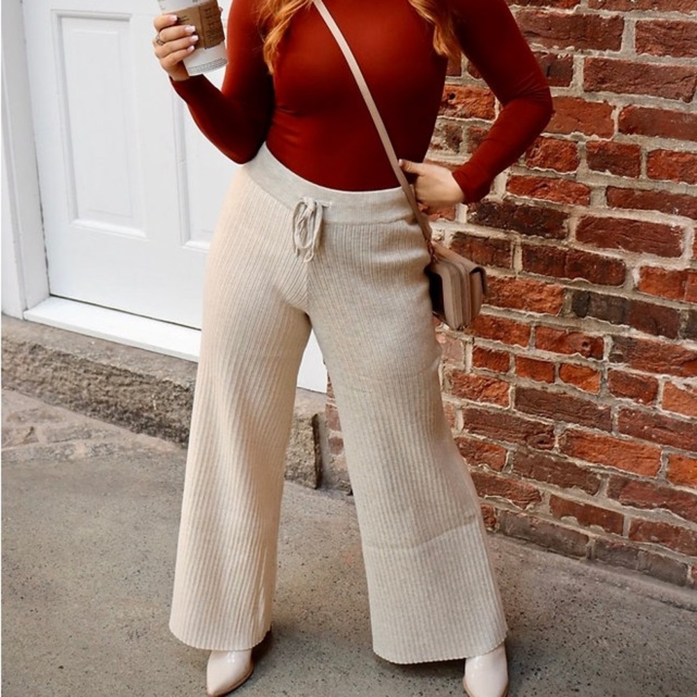 Girl Crush Inc: drawstring-waist knit pants